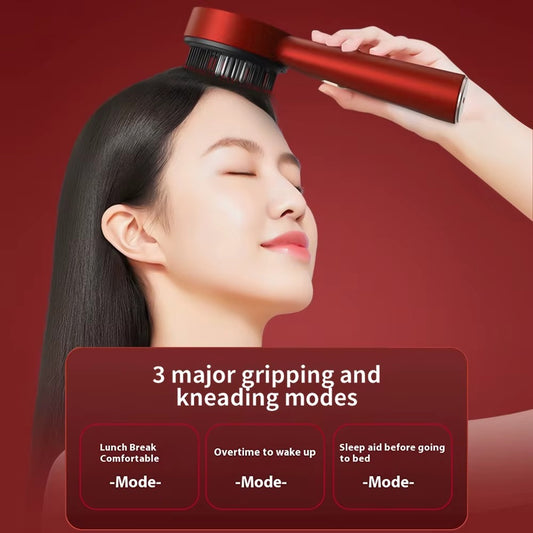 Peigne de massage à vibration électrique HairGlow Pro